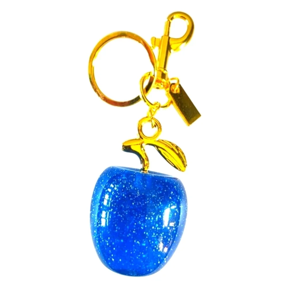 Royal Blue Apple Large Designer Inspired Fashion Purse Charm